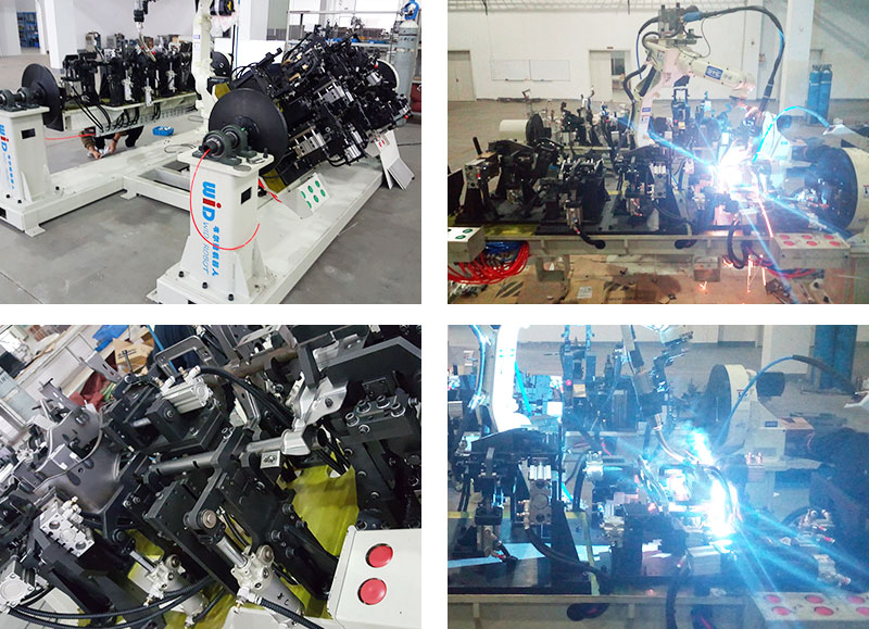 汽車零部件機器人雙工位焊接工作站案例！